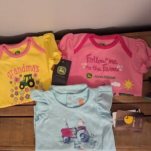 Lot of Girl Farm Onesies